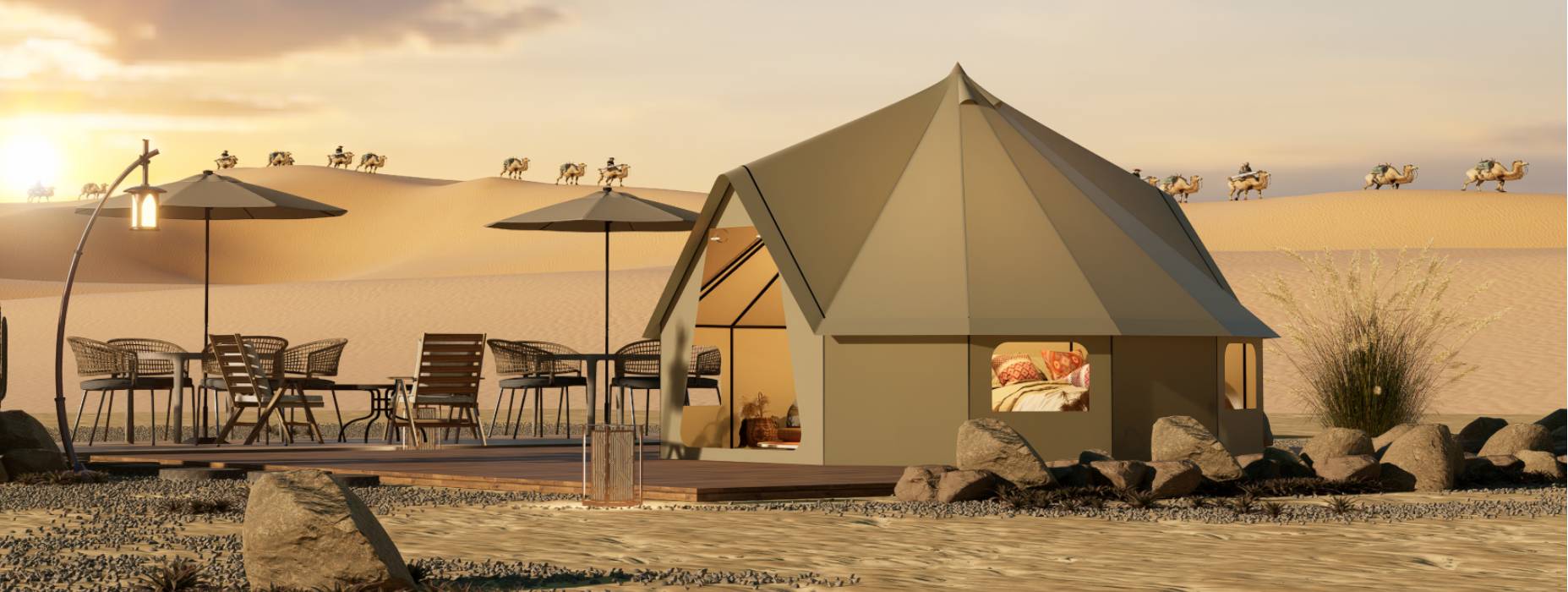 商洛露营酒店帐篷产品